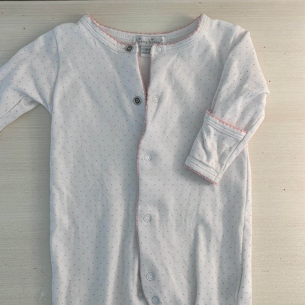 Kissy Kissy Onesie Size 0-3 months